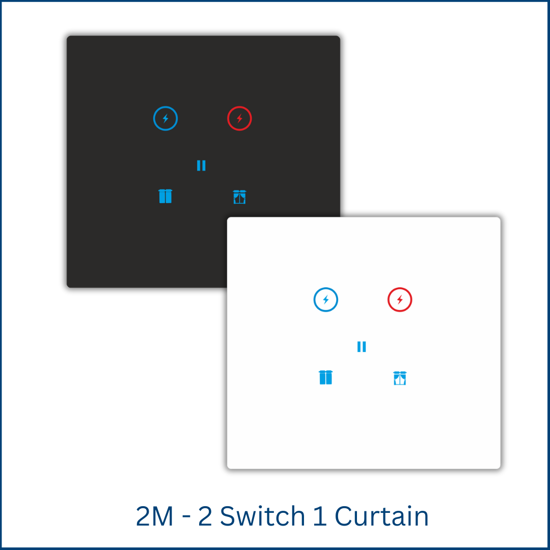 2 Switch 1 Curtain Control | Size : 2M