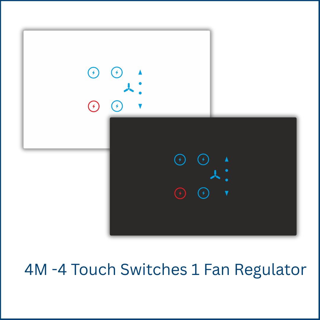 4 Switch 1 Fan Control | Size : 4 M