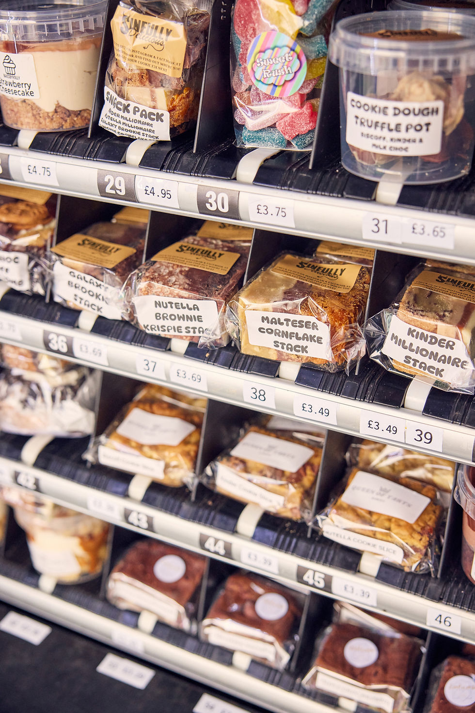 Snack Vending Machines offer a quick and easy way to enjoy a variety of treats, from Nutella Brownie Krispie Stacks to cookie dough truffles. Perfect for satisfying cravings on the go!