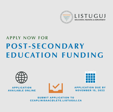 Post-Secondary Winter Applications Due