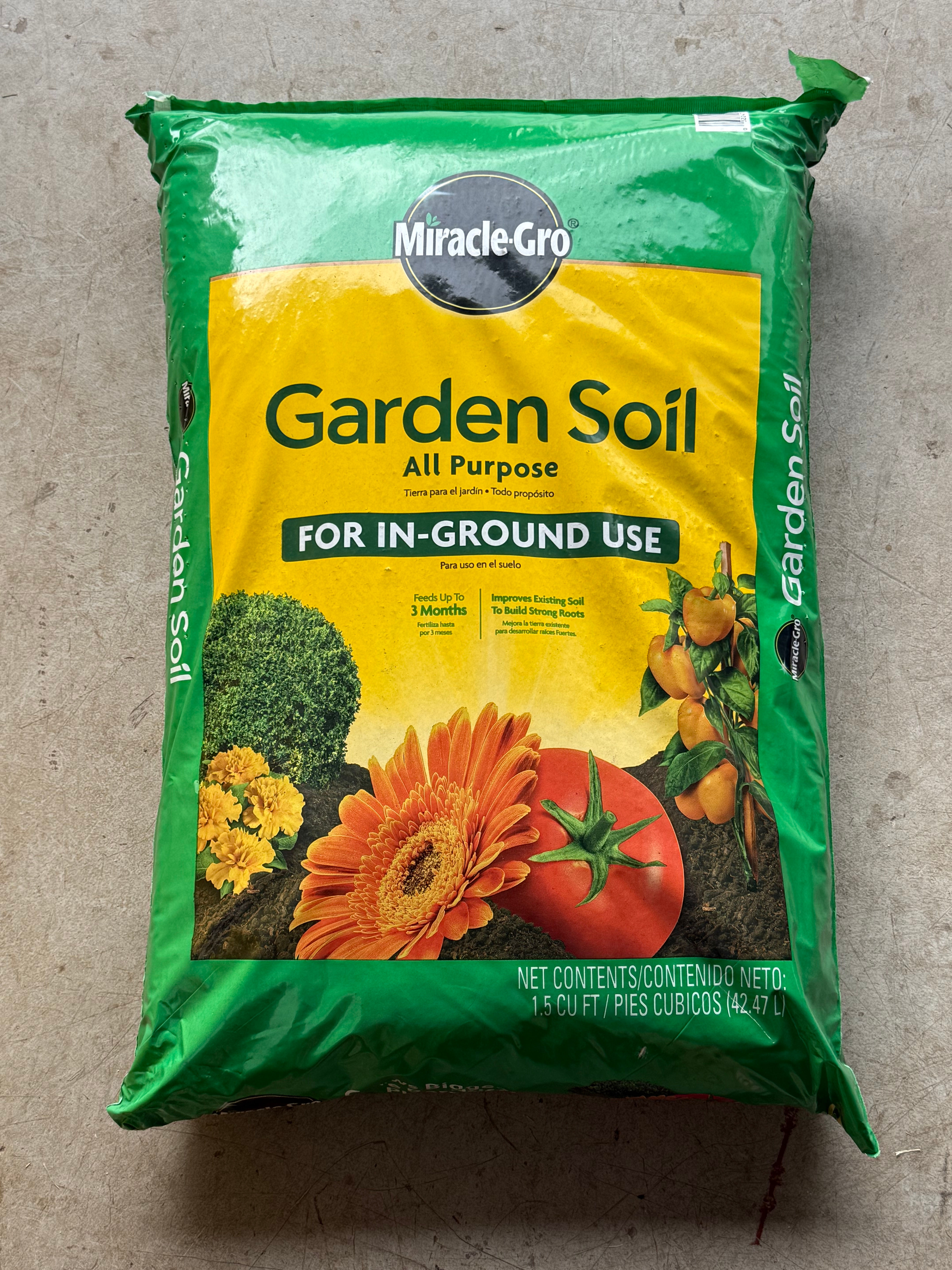Miracle Grow In-Ground Garden Soil