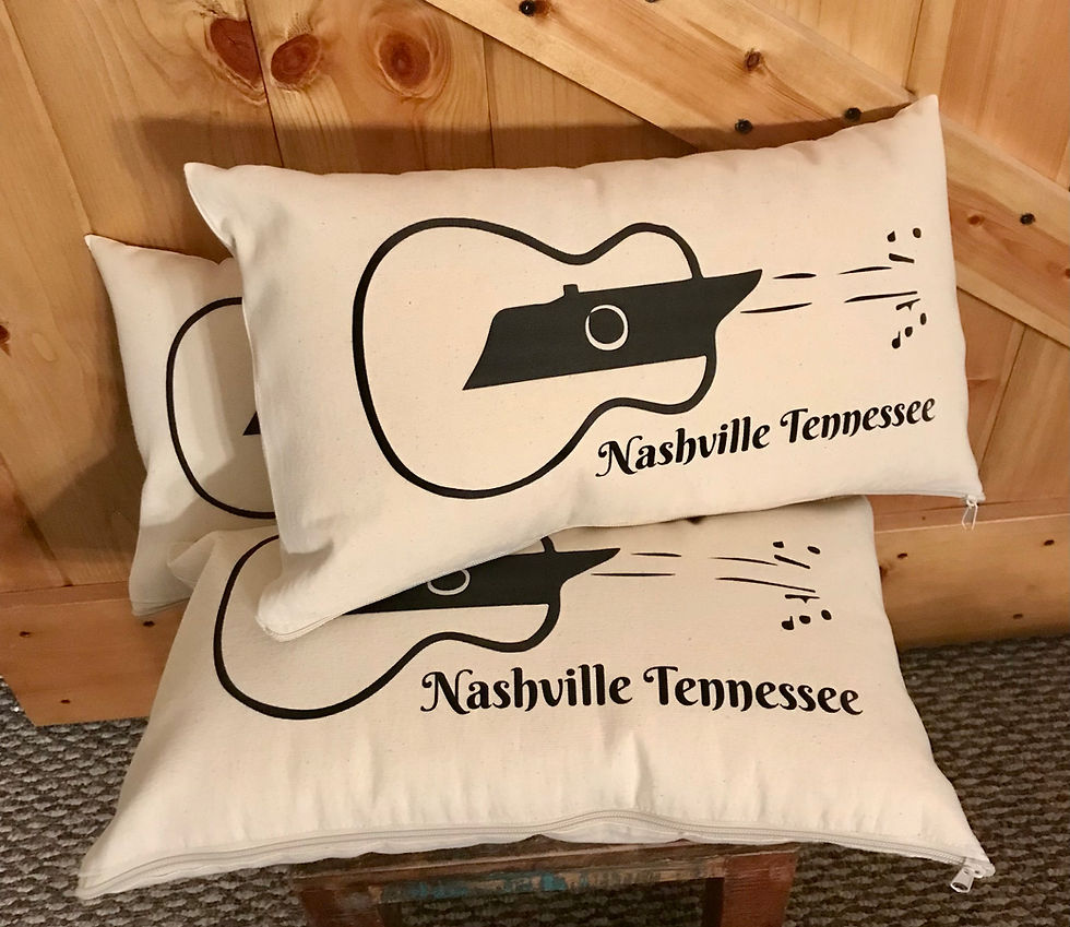 Thumbnail: Sideways Guitar Nashville TN Pillow