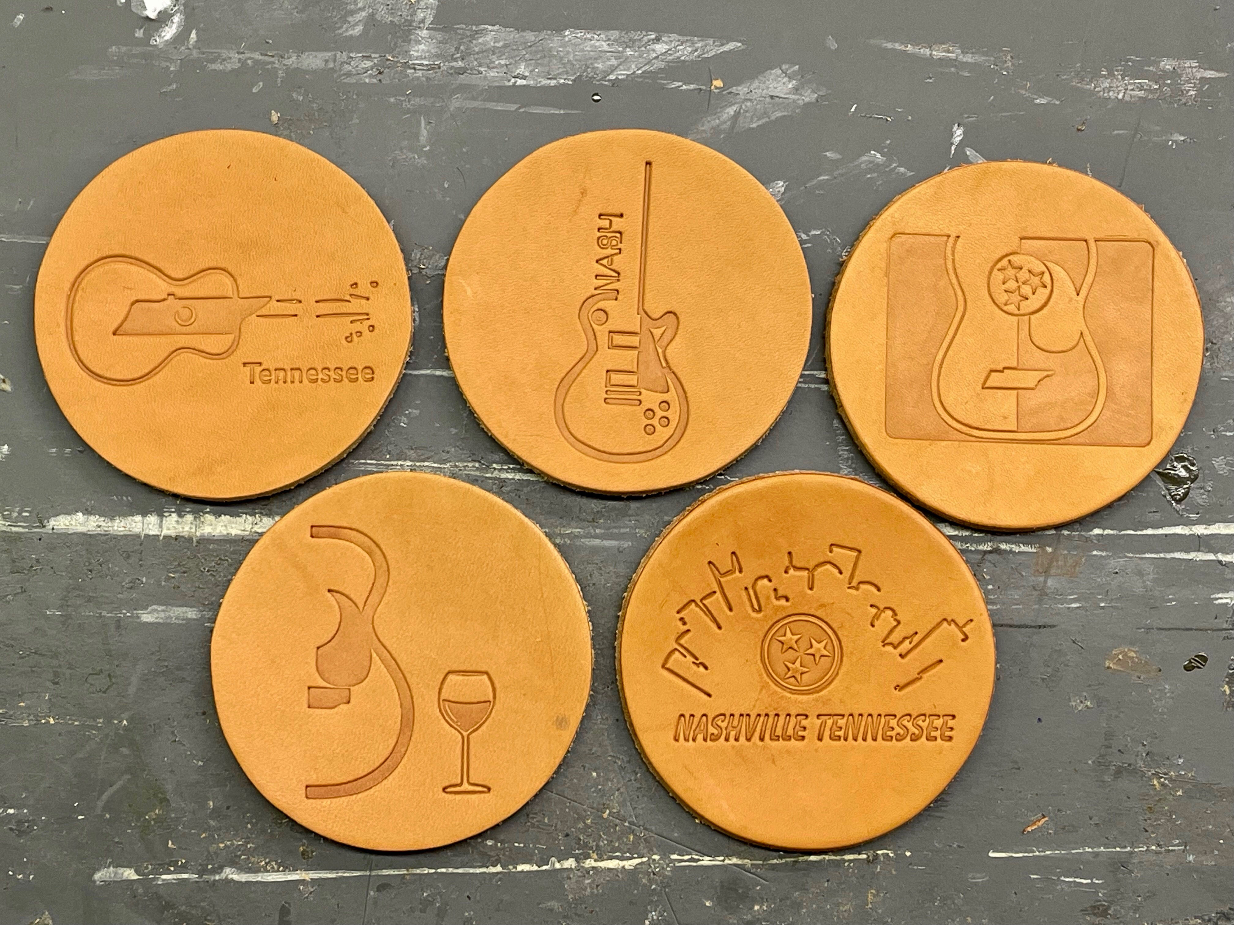 Leather Coaster set