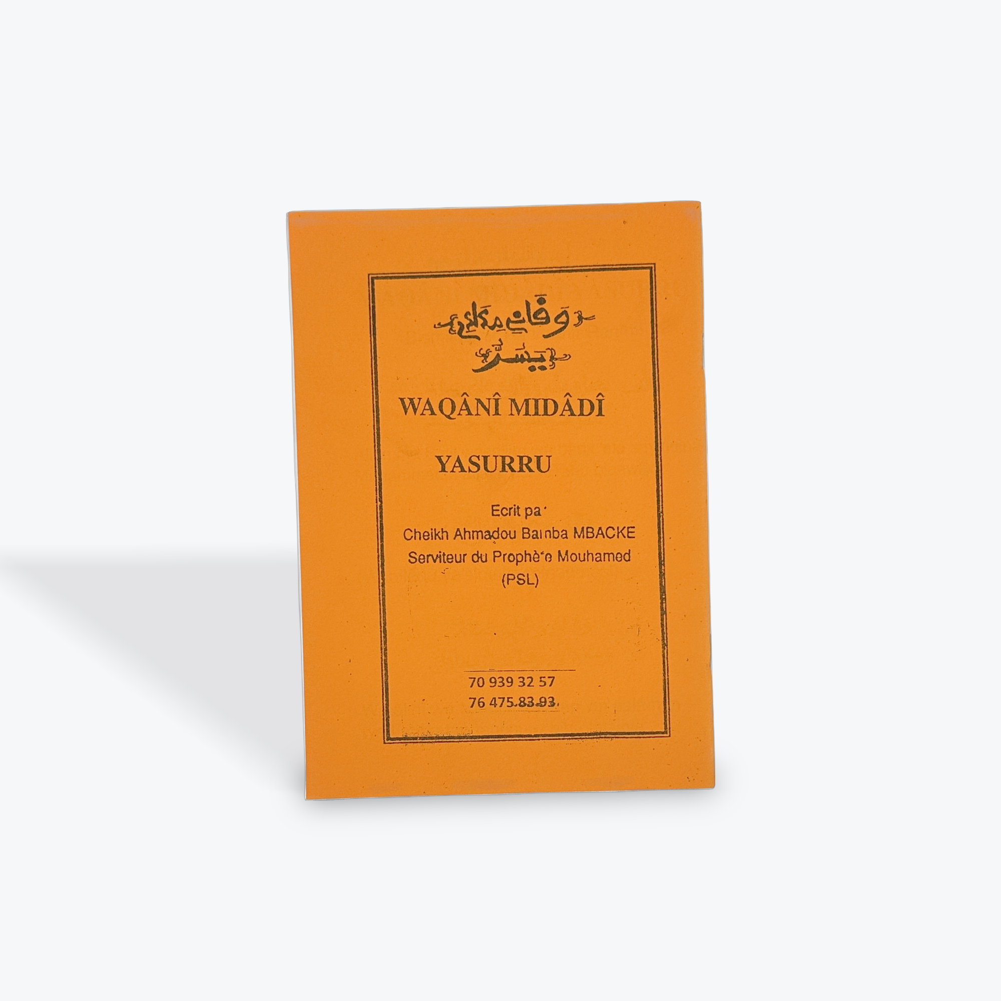 WAXAANII MIDAADI YASURRU  (TRANSCRIT )