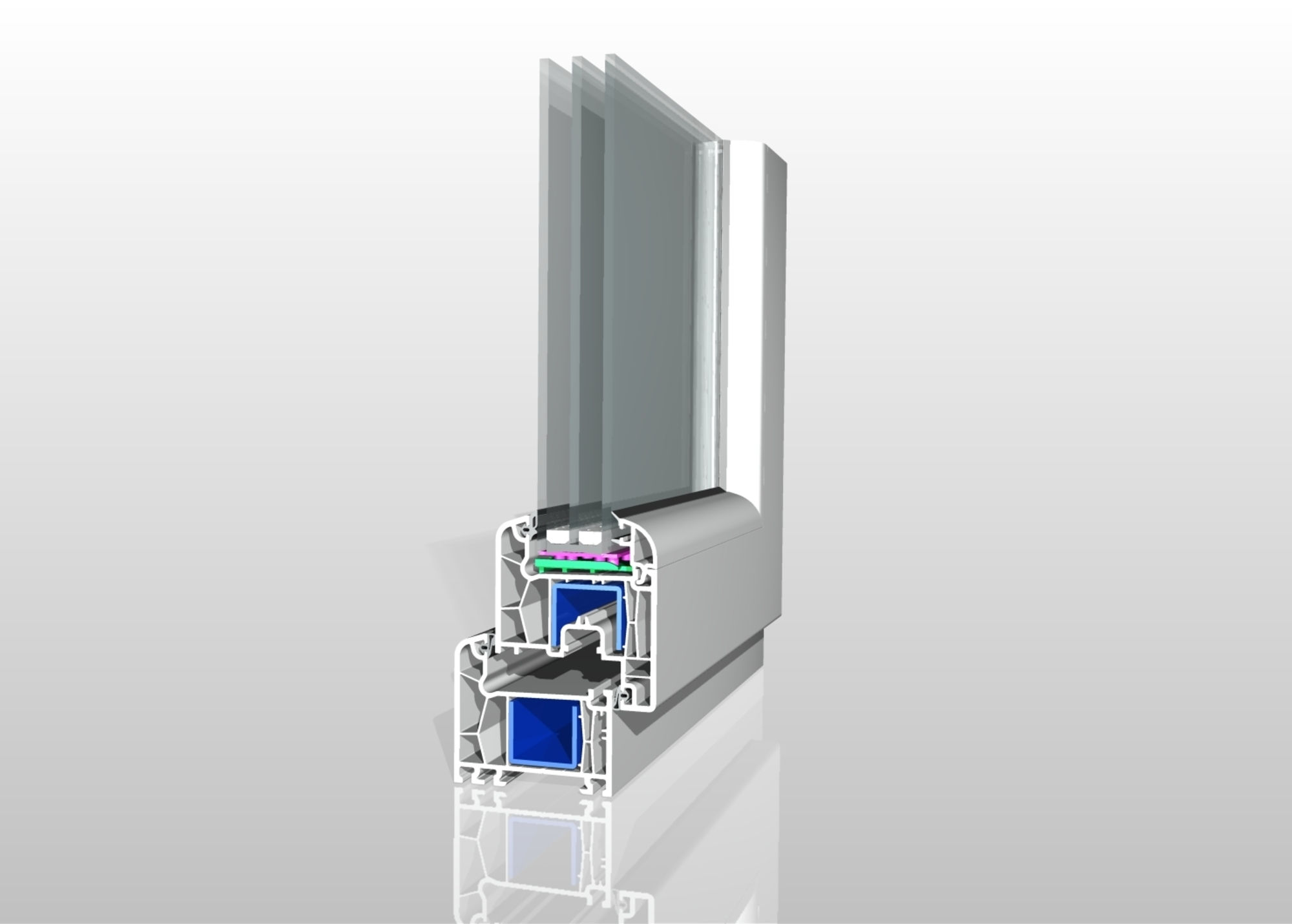 VIVAPLAST  Система за врати и прозорци 7500