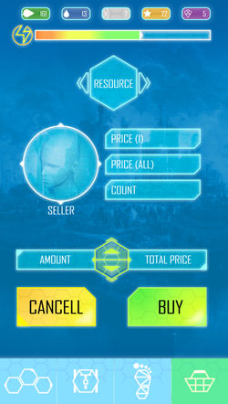 Концепт игрового меню