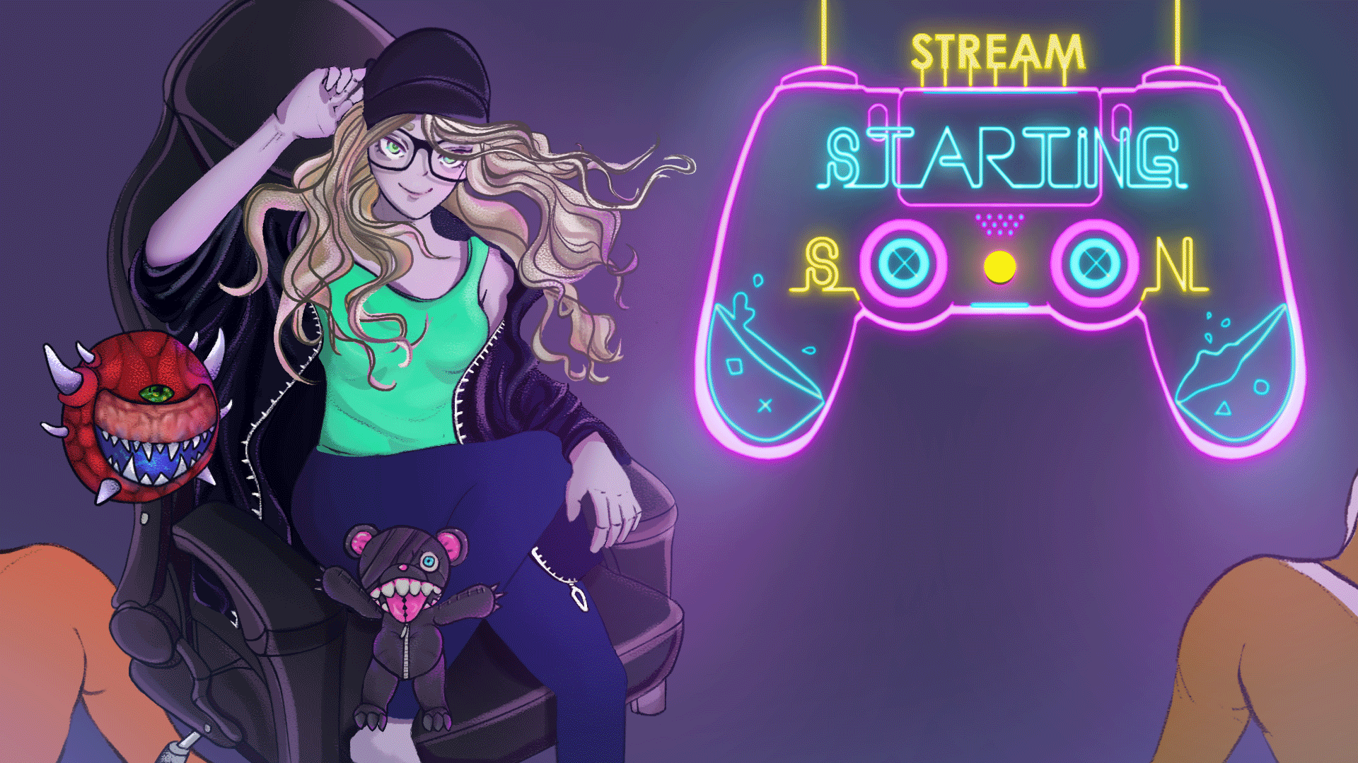 Streamer waiting screen