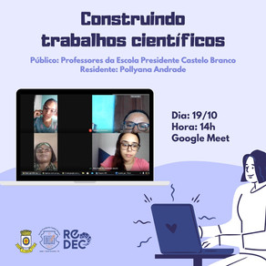Professores de Glória do Goitá têm Trabalhos aprovados no JEECT da GRE Mata Centro