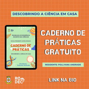 CADERNO DE PRÁTICAS - DESCOBRINDO A CIÊNCIA EM CASA