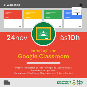 WORKSHOP INTRODUÇÃO AO CLASSROOM