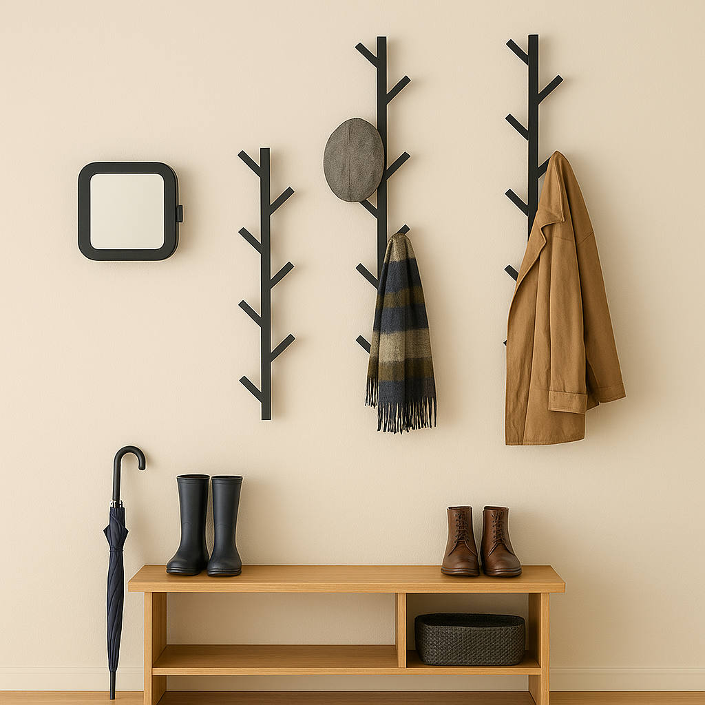 Fidan Metal Antre Çanta ,Banyo Bornoz Ve Havlu Askılığı