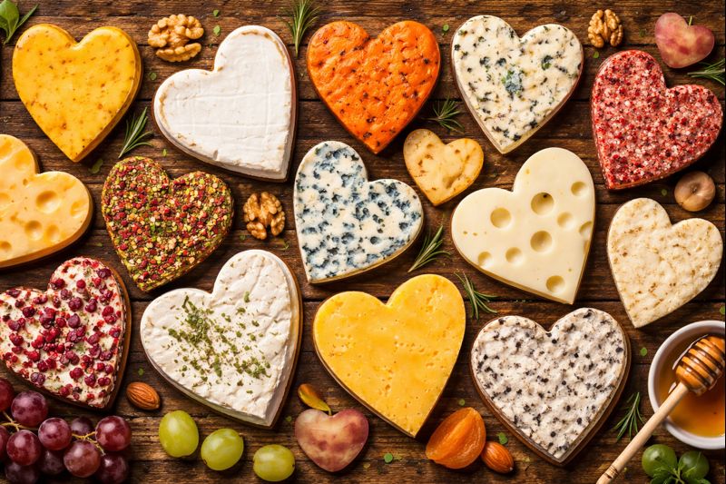 Arranged Food and Objects