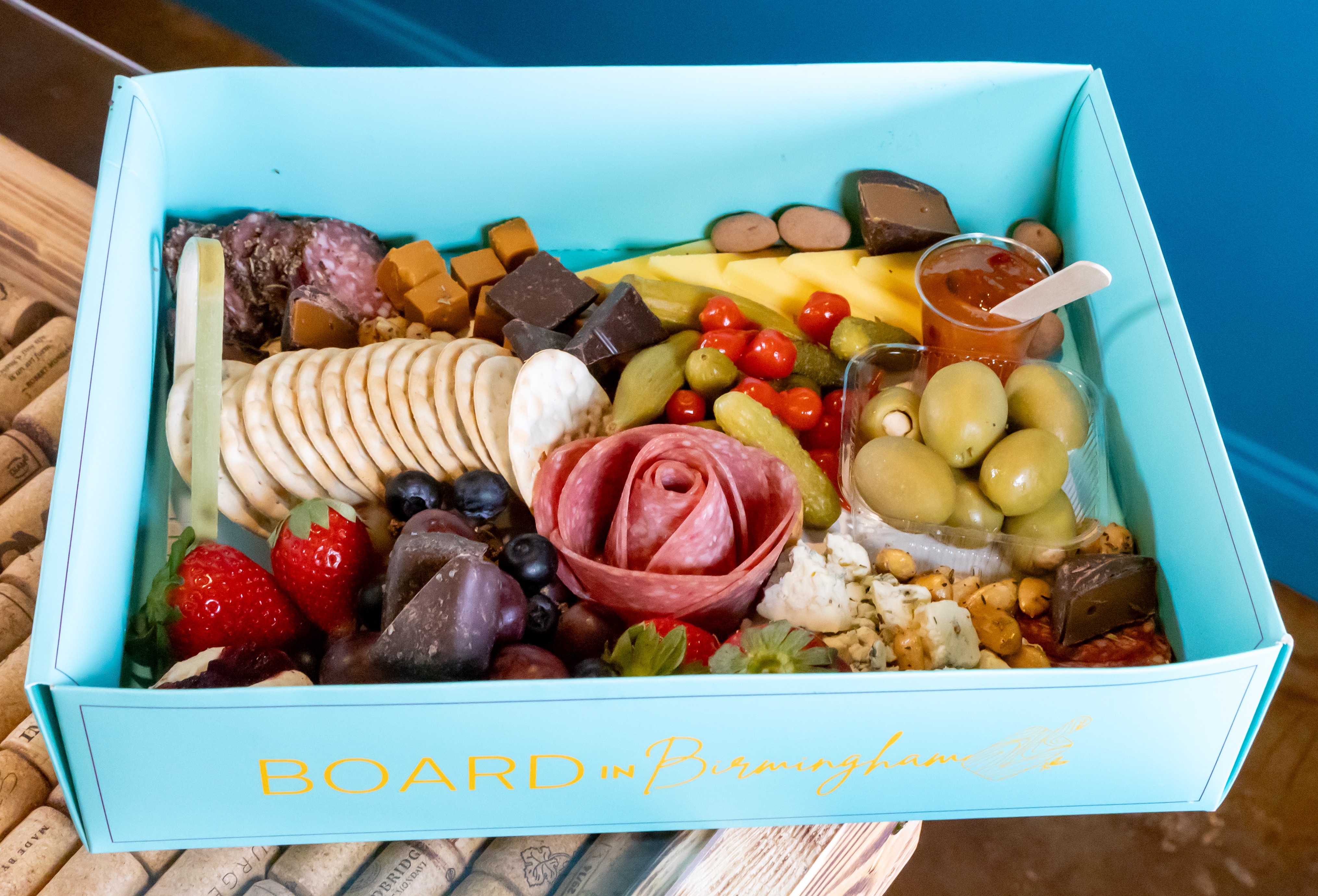 Arranged Food and Objects