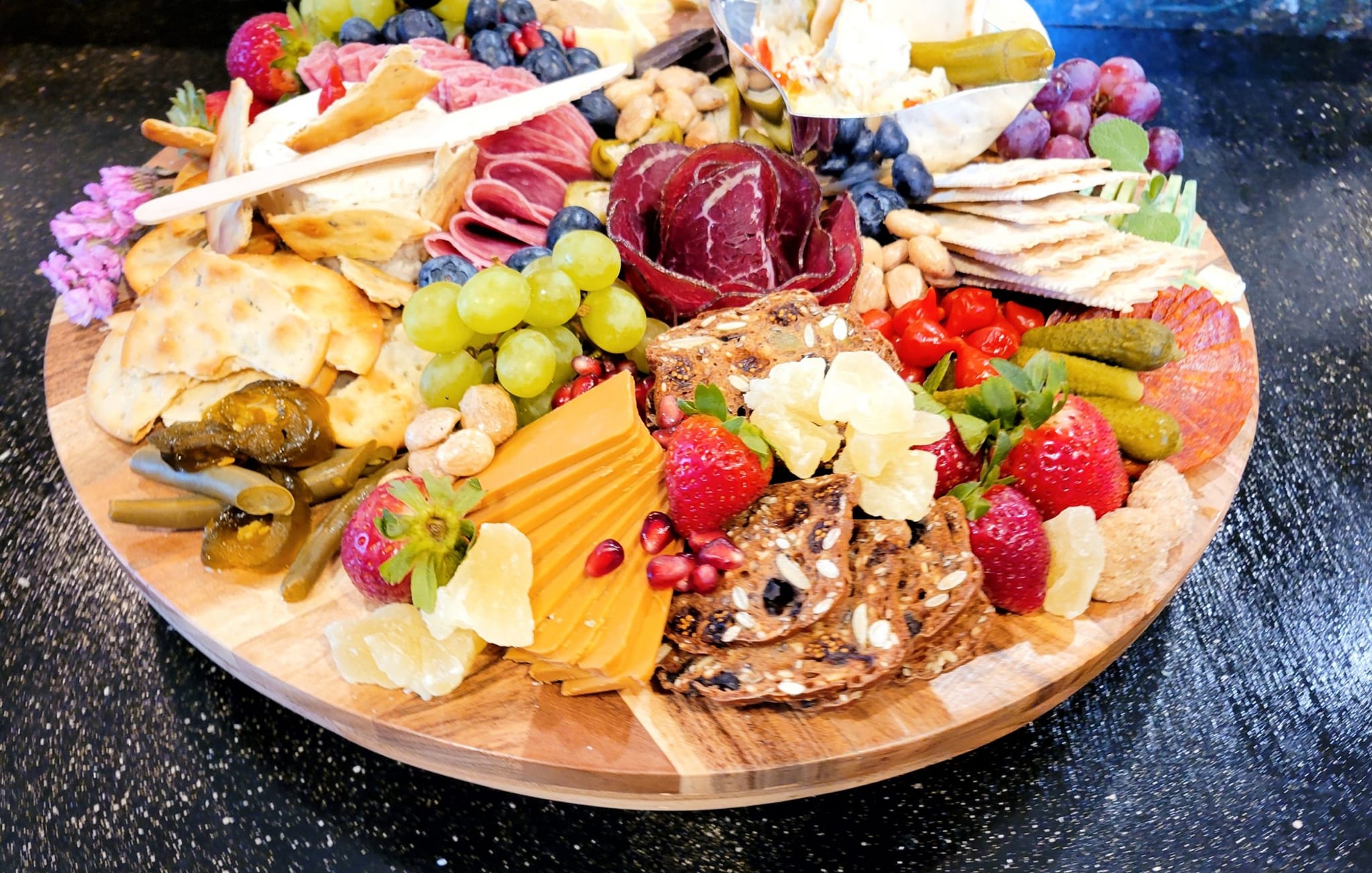 Arranged Food and Objects