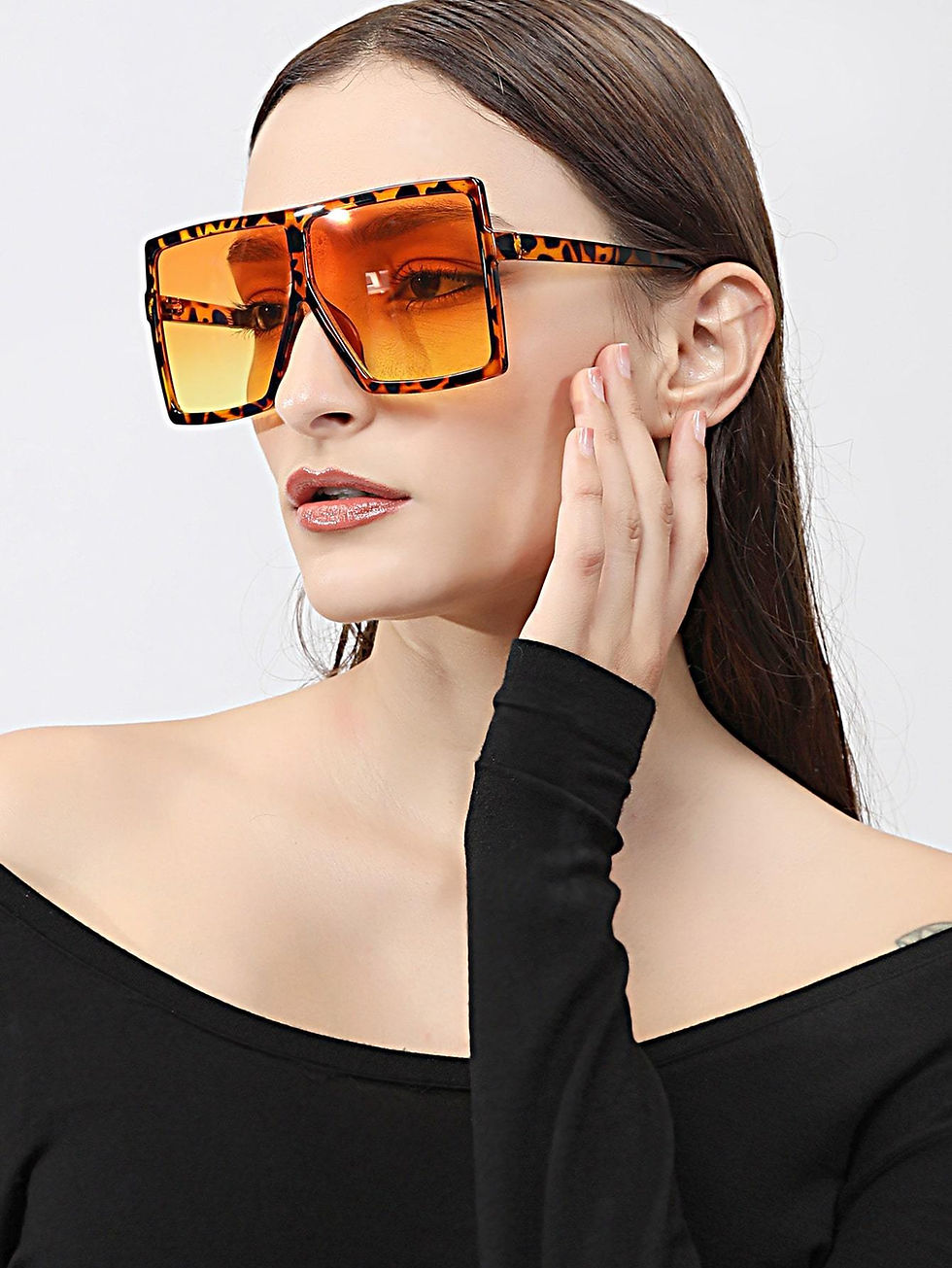 Miniatura: The Square Biz Tortoise Sunglasses