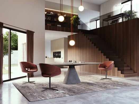 Esstisch Bridge – gross gedacht, leicht geblieben