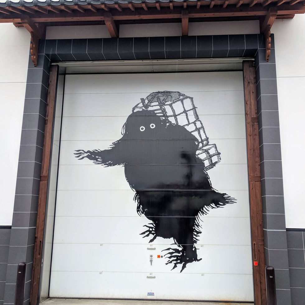 Porte du hangar à neige Yukiotoko