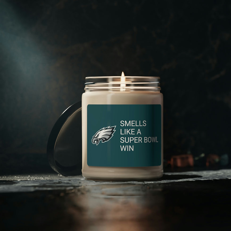 Thumbnail: Smells Like A Super Bowl Win - Eagles : Scented Soy Candle, 9oz