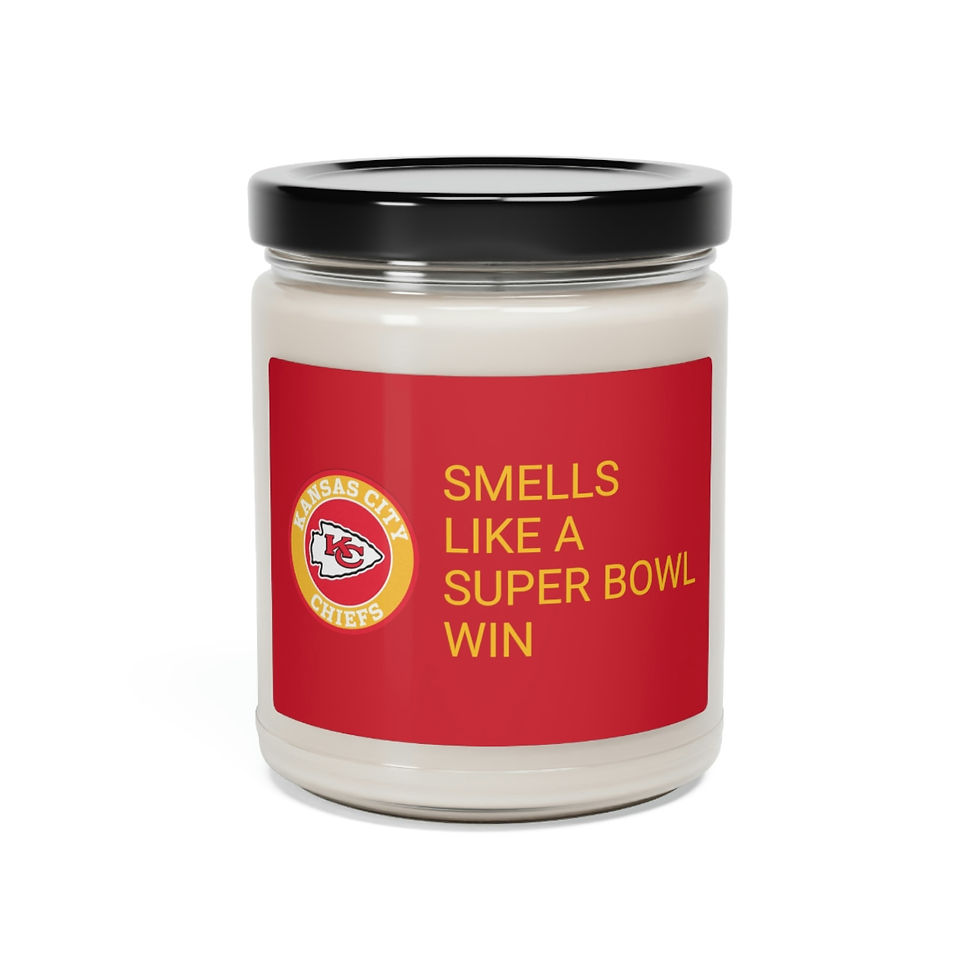 Thumbnail: Smells Like A Super Bowl Win - Chiefs : Scented Soy Candle, 9oz