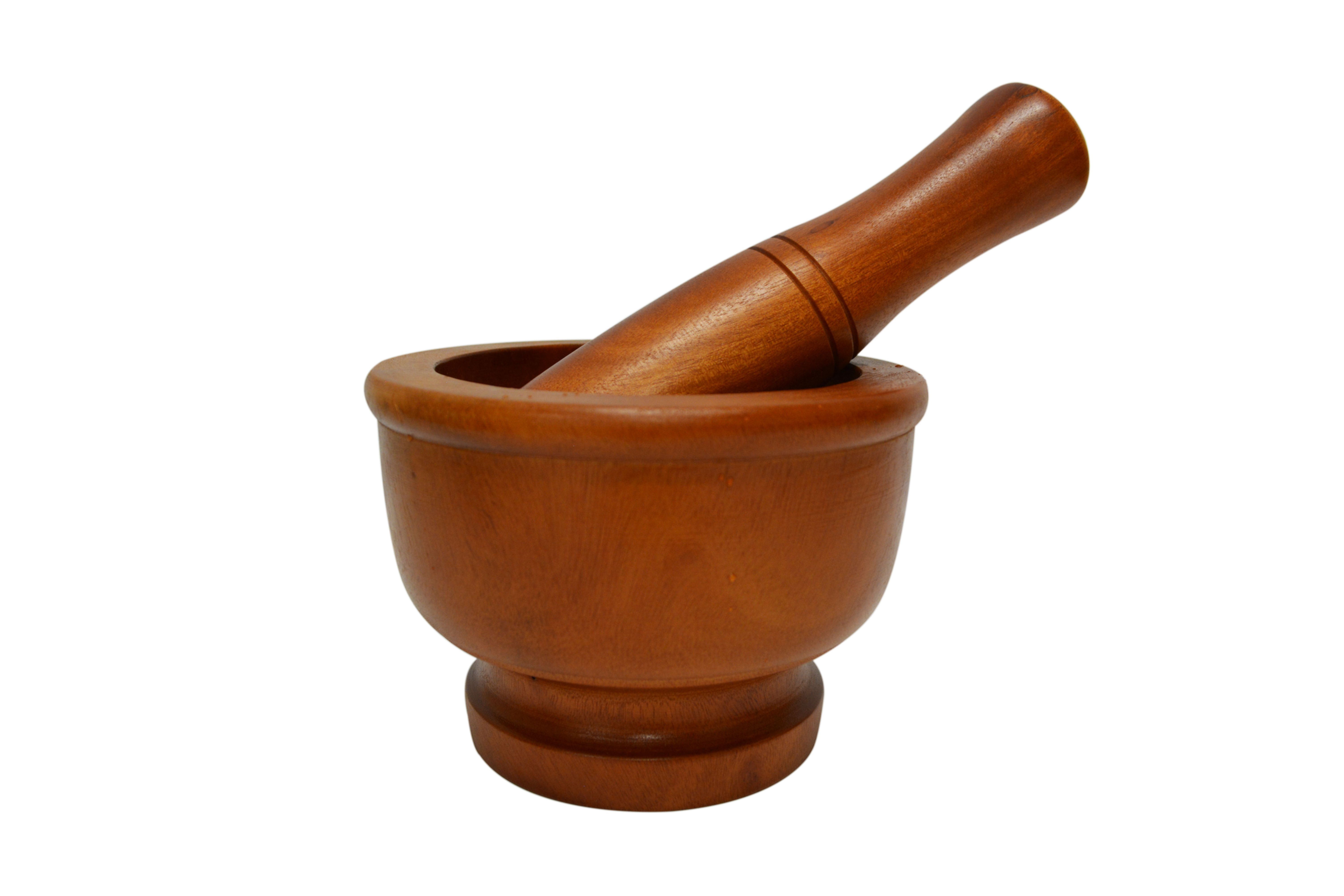 14.5CM/5.75" WOODEN MORTAR AND PESTLE SET 木椿木杵組﹛MADE IN VIETNAM﹜
