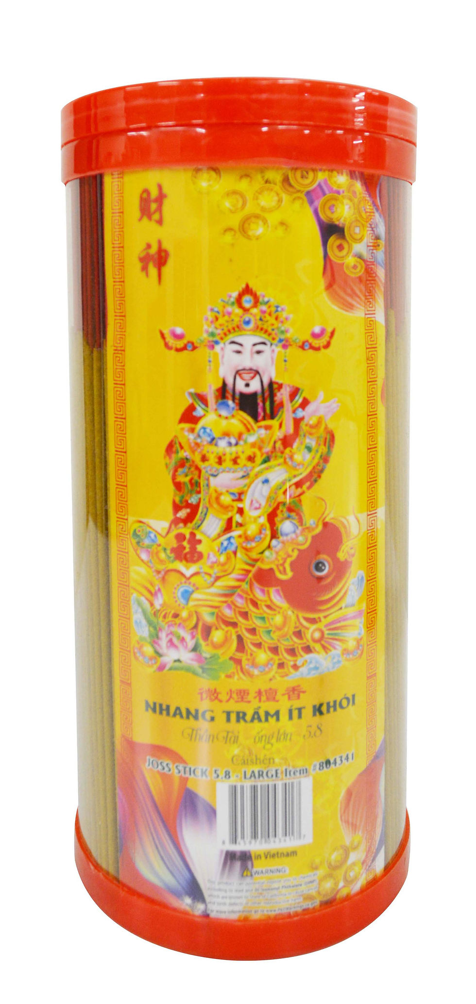 #804340 VIETNAMESE INCENSE 5.8”-CAISHEN 財神貢香