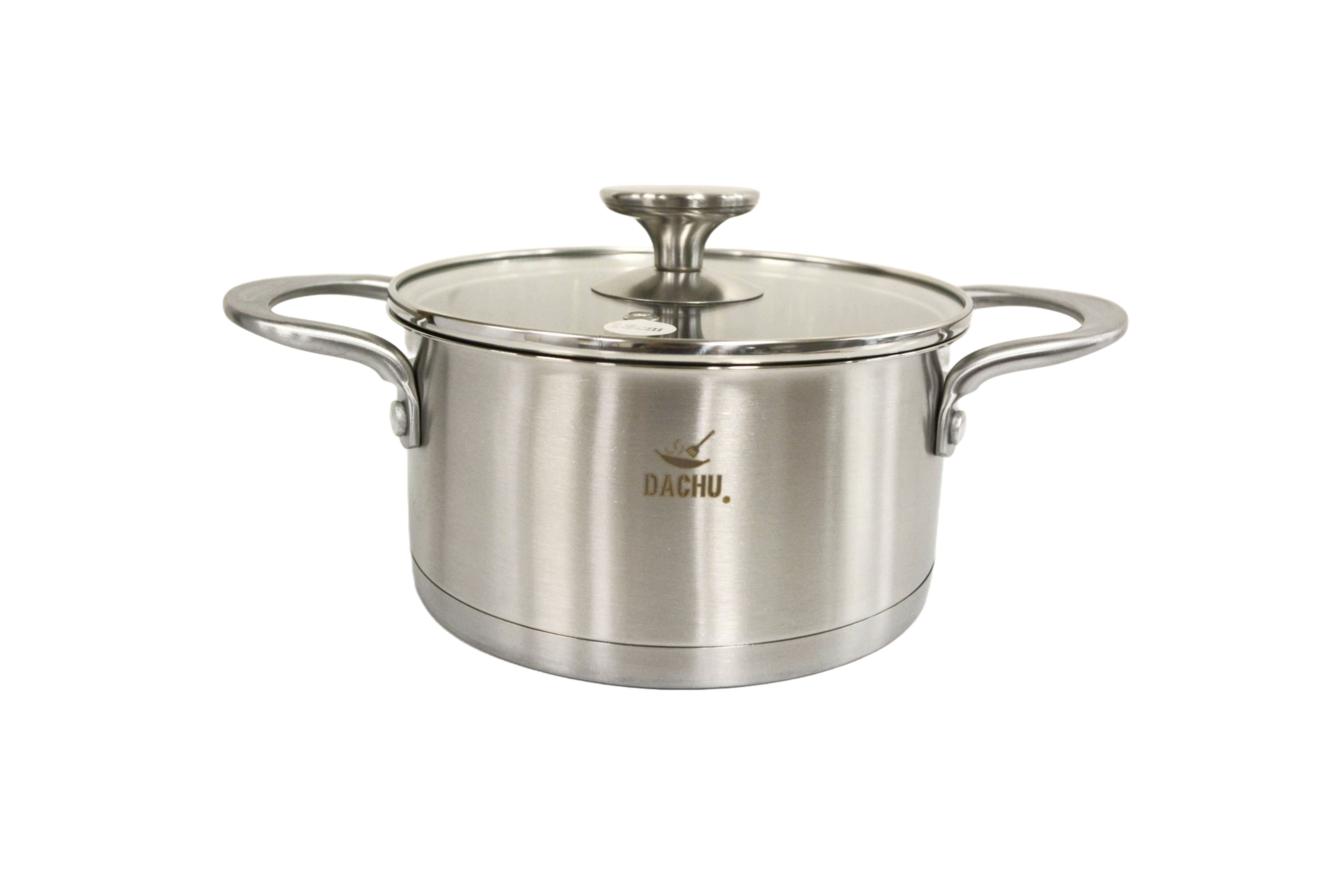 【DACHU】18 CM STAINLESS STEEL COOKING POT 不銹鋼雙耳湯鍋