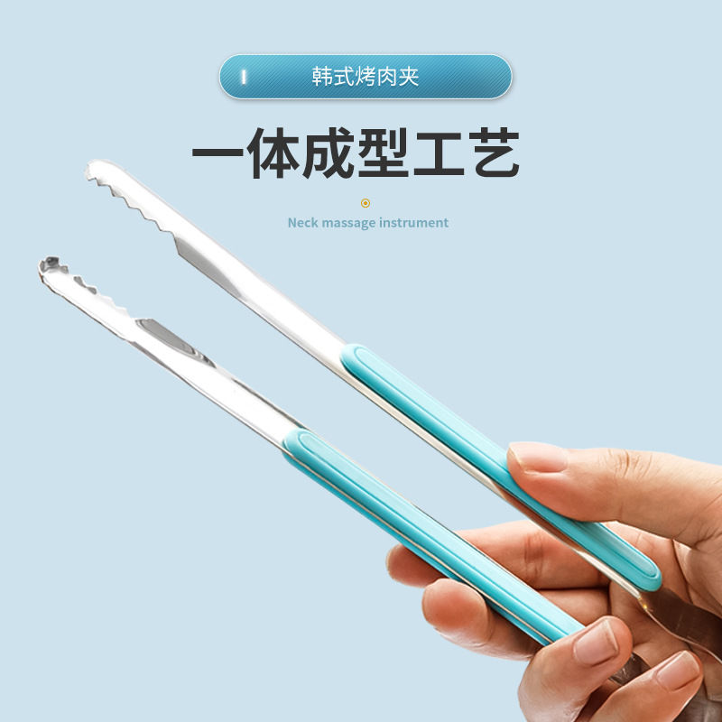 Thumbnail: 【DACHU】2 PCS OF KOREAN STYLE KITCHEN TONGS 韓式不鏽鋼食物夾