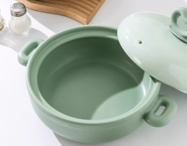 Thumbnail: 【ES】CERAMIC CASSEROLE WITH LID - 4 QUART/4000ML 陶瓷鍋