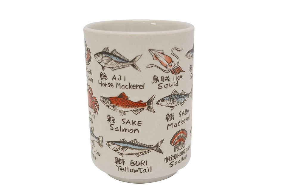Thumbnail: 2 PCS * JAPANESE SUSHI TEA CUP 日本陶瓷泡茶杯