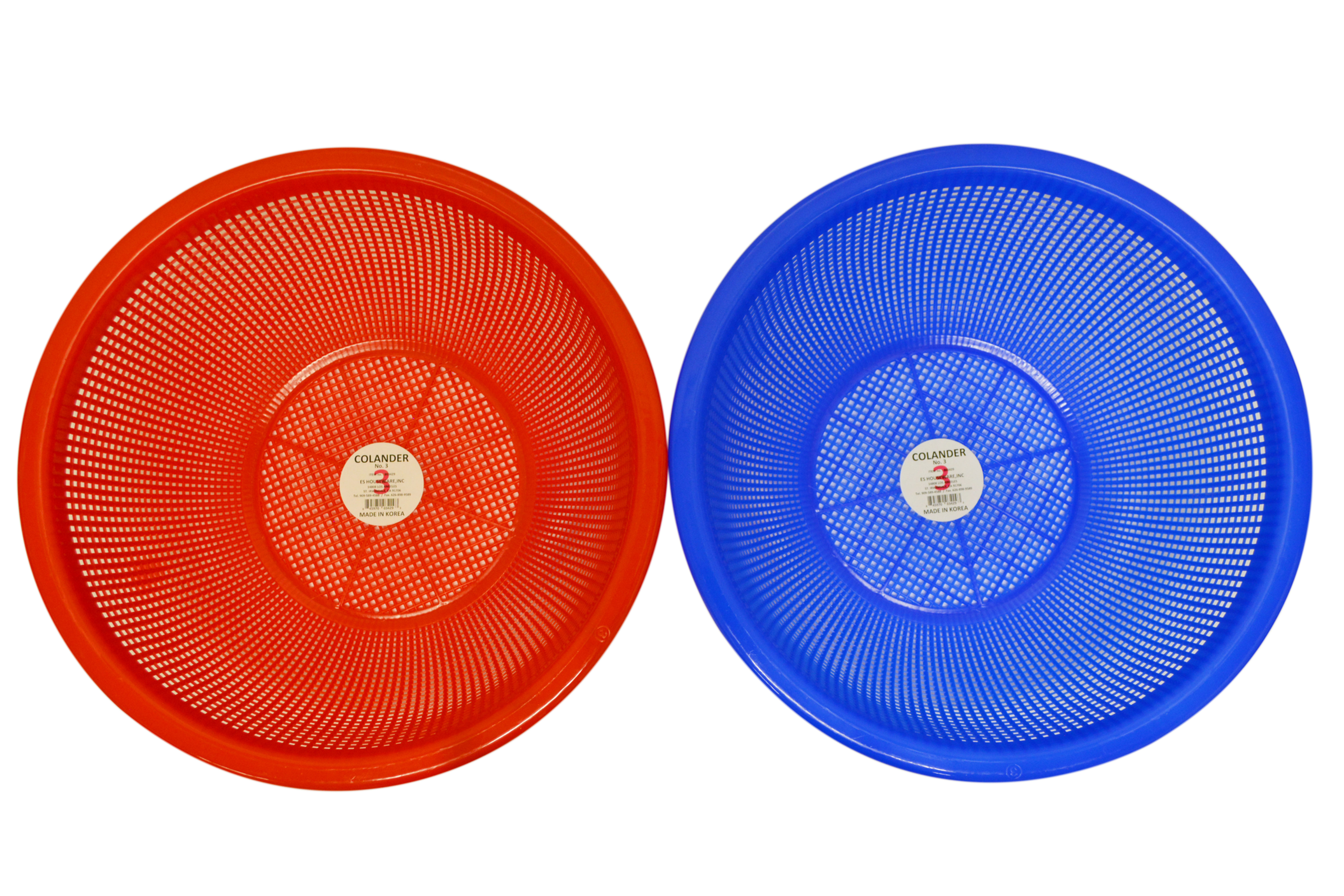 #803434 KOREAN PLASTIC COLANDER#12-27" 韓國塑膠濾網籃