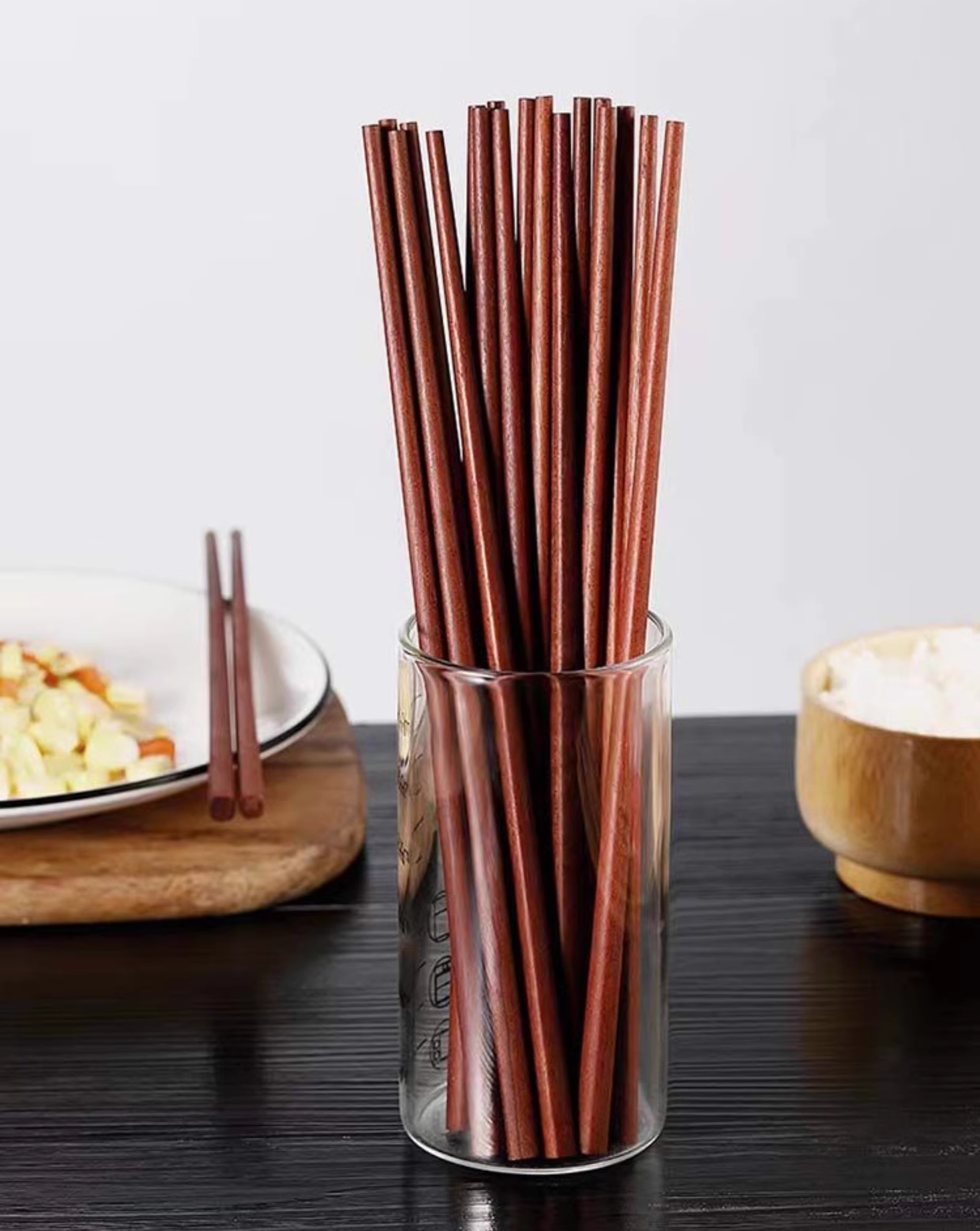 【ES】WOODEN CHOPSTICKS 紅檀木筷子(10 PAIRS/PACK)