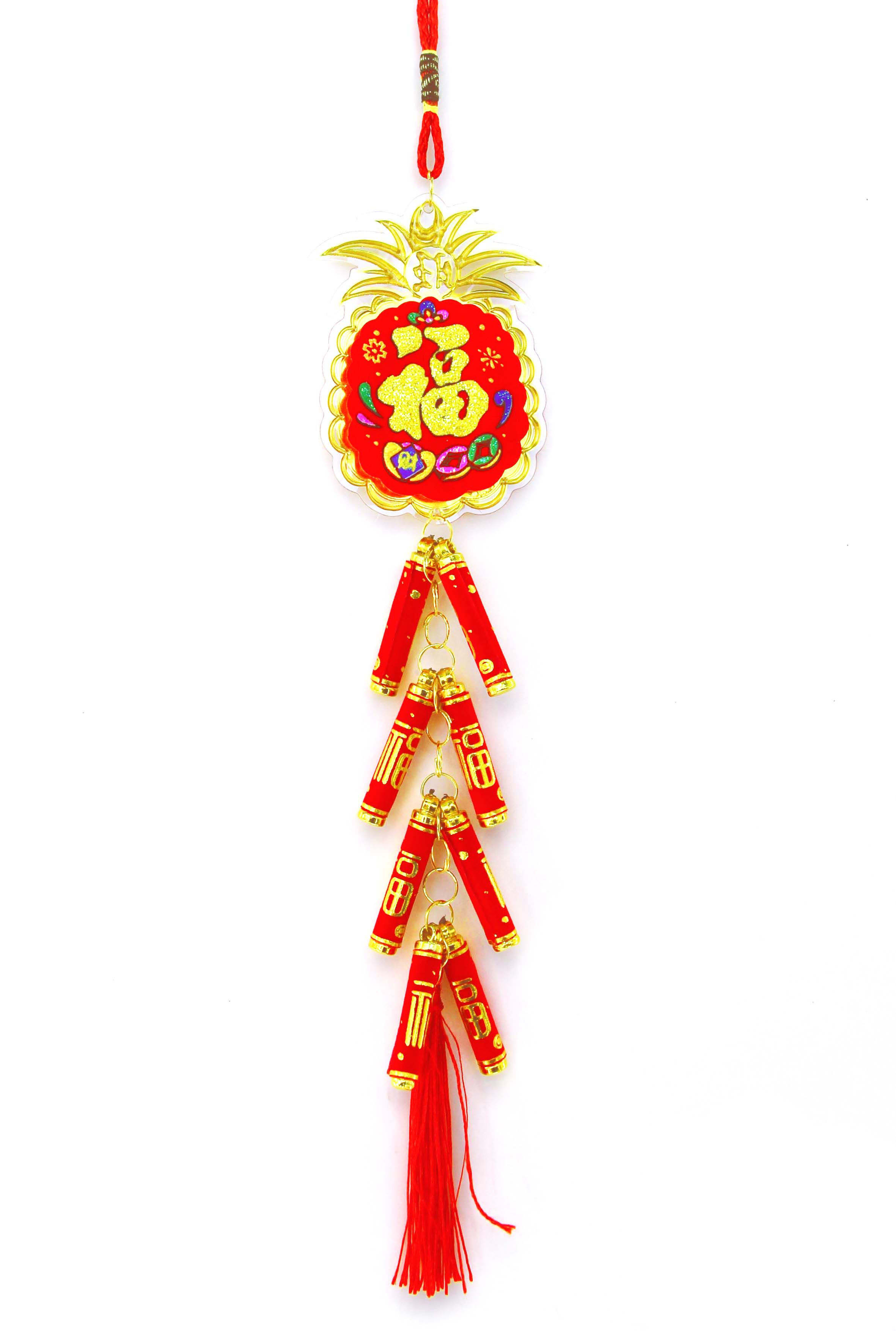 #881040 CHINESE NEW YEAR FIRECRACKERS - 2.7"x20.4"鳳梨竹砲
