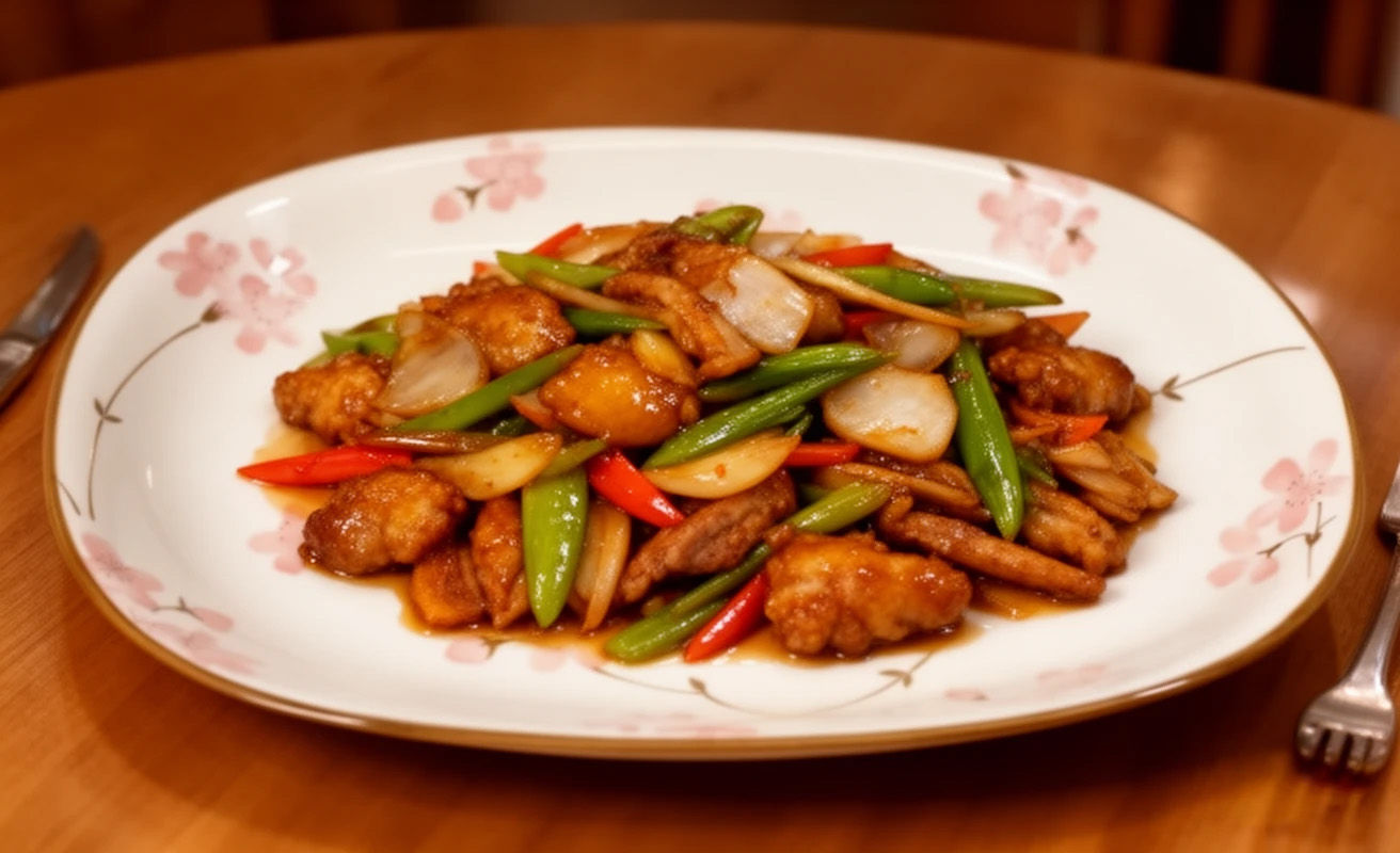 【ES】 FISH PLATE -CHERRY BLOSSOMS (12"X8") 魚盤 - 櫻花