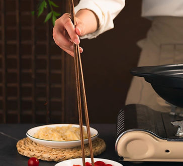 long wooden chopstick