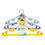 Thumbnail: CHAHUA CLOTH HANGER SET (6 PCS) , ITEM#00805064, 衣架