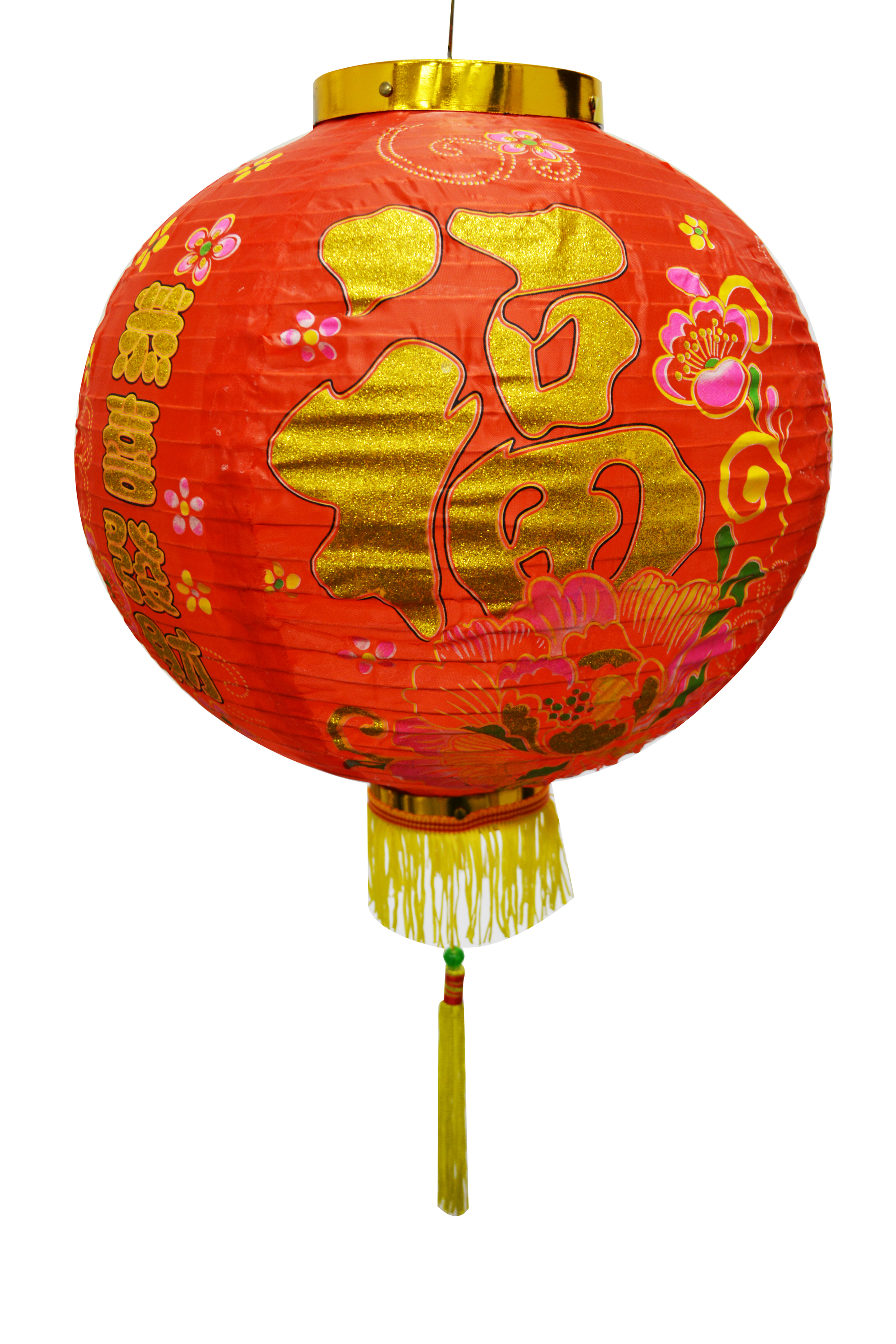 14" LANTERN - FORTUNE 福字燈籠(PAIR)