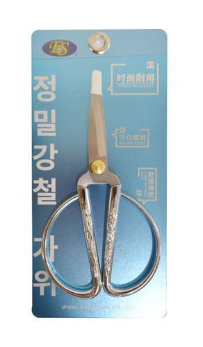 #814002 S/S SCISSORS #2 銀色龍鳳剪刀 | es-houseware