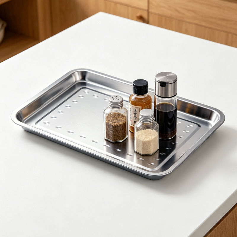 stainless steel rectangular baking trays 16x12 inch