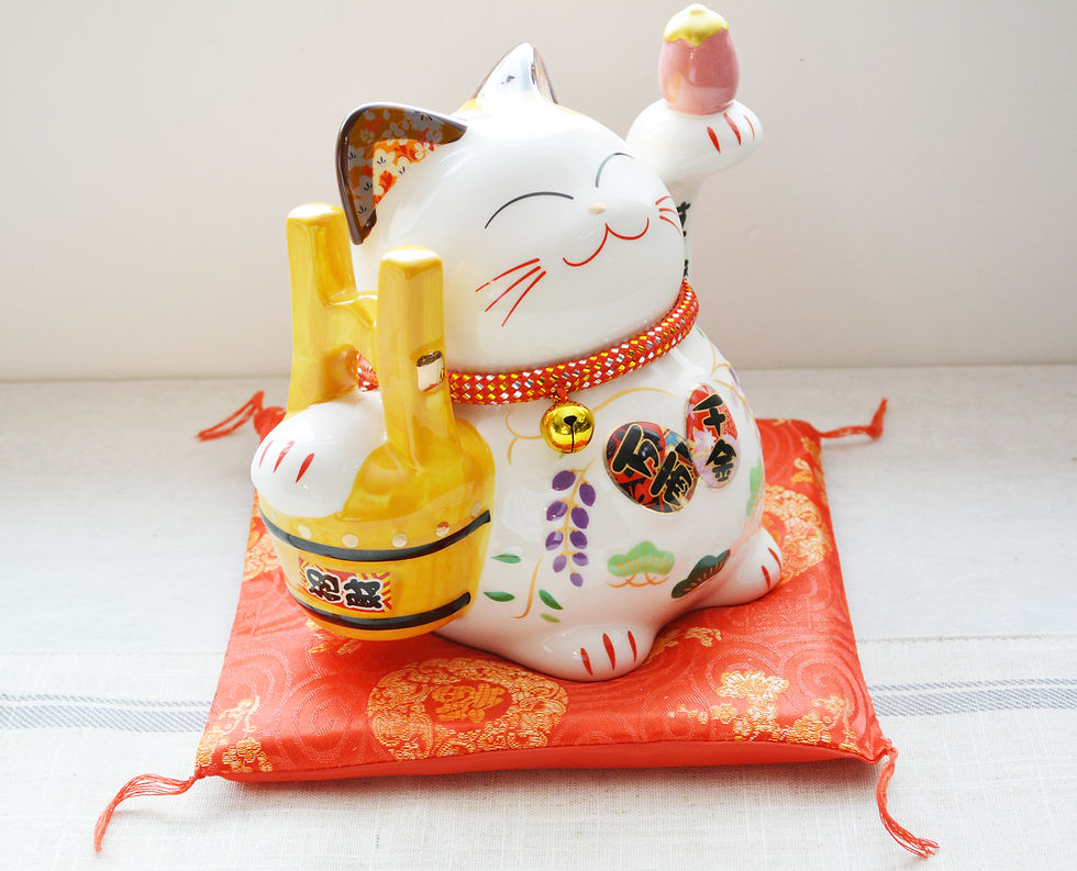 Thumbnail: LUCKY CAT  8" PIGGY BANK(35828) 招財貓錢罐