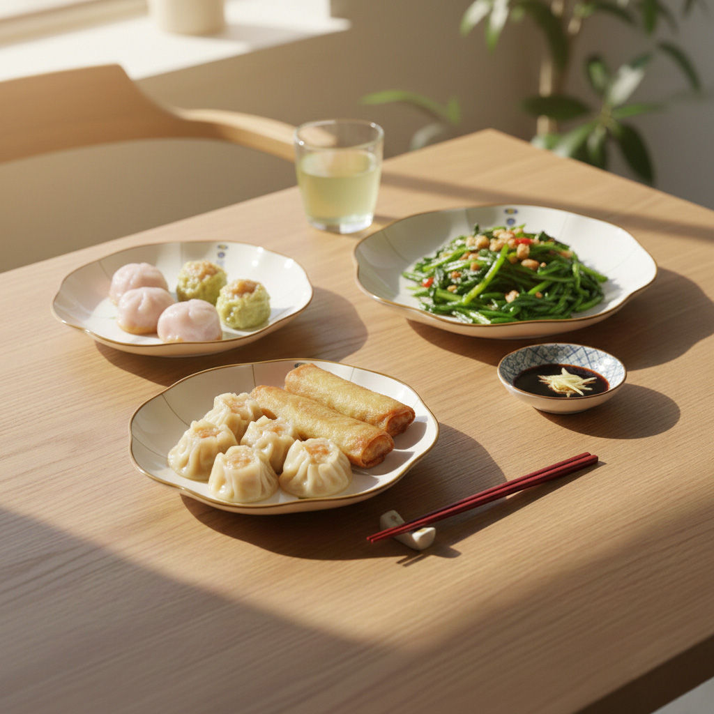 【ES】10" FLOWER SHAPED PLATE * 3 PCS 花瓣盤-咏柳3個