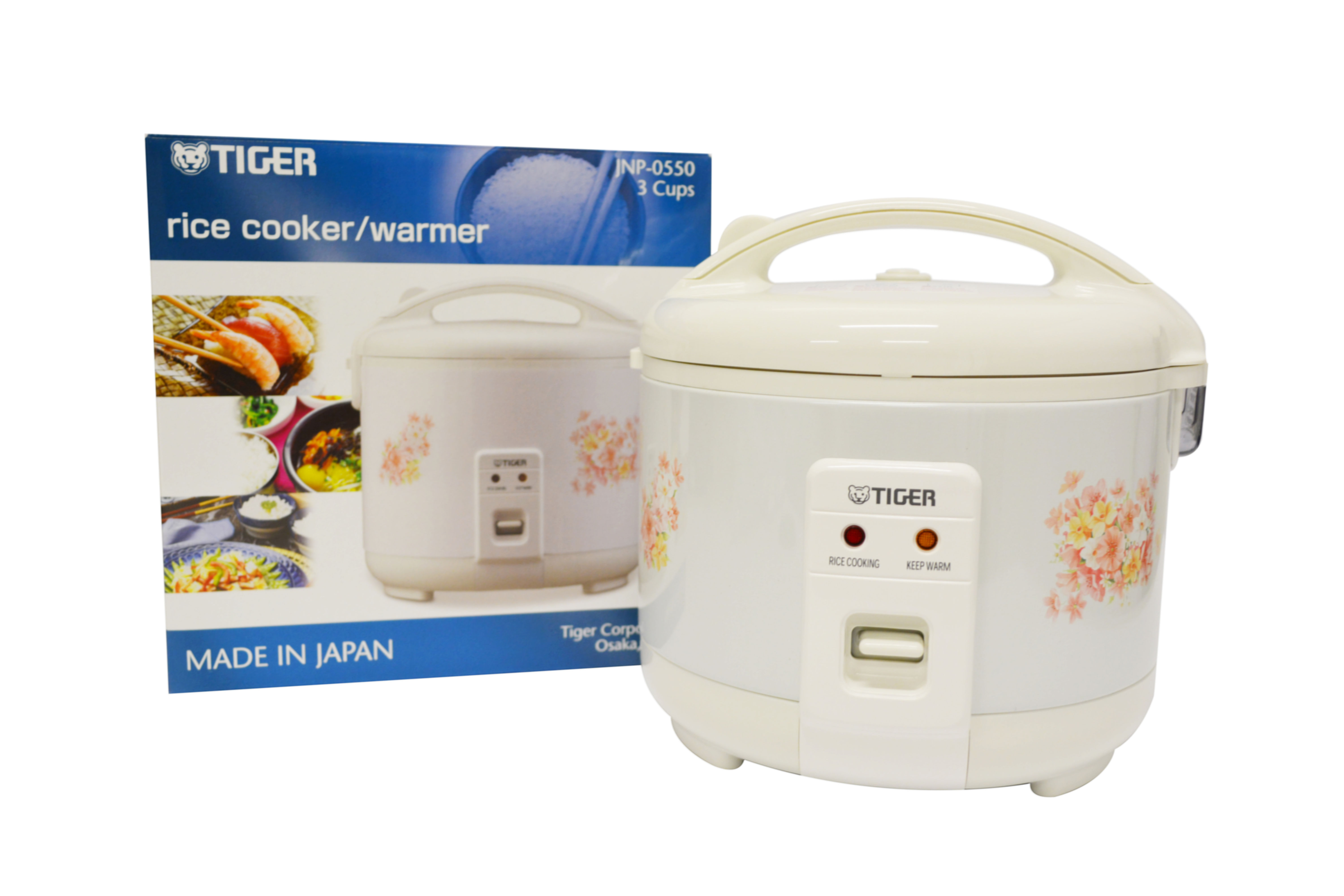 #JNP-0550 TIGER ELECTRIC RICE COOKER W/WARMER-3 CUPS 虎牌電子鍋3人份