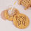 Thumbnail: 2 PCS OF  BAMBOO MAT - 7.5"* 0.3"- BUTTERFLY - 竹隔熱墊