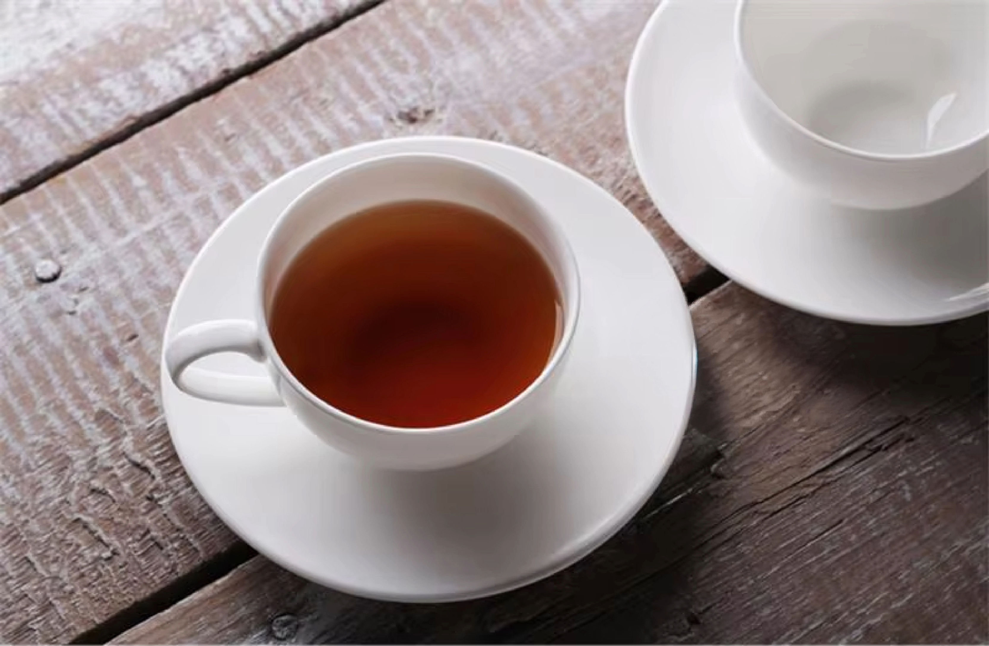 【ES】2 SETS OF BONE CHINA WHITE TEA CUP & SAUCER SET 白色骨瓷茶杯碟組 * 2 組