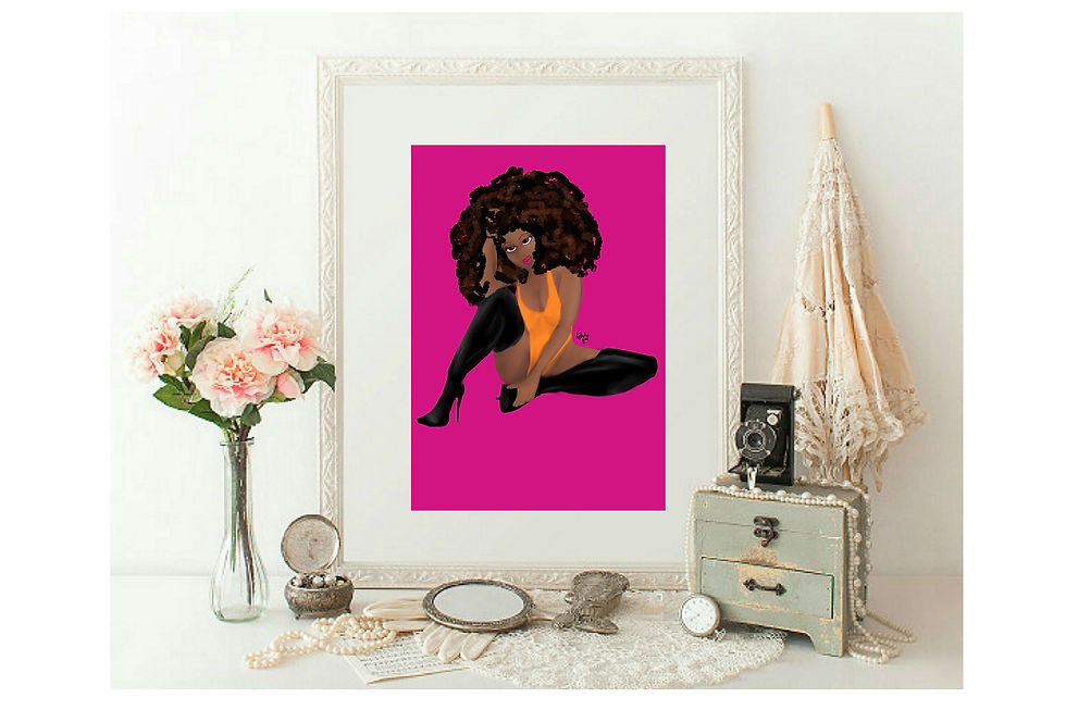Thumbnail: Clementine | fine art print | body positive | various