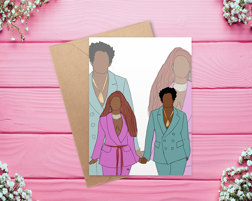 Thumbnail: Mr & Mrs (2) | Greetings Card 