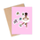 Thumbnail: Baby brown angel | Greetings card