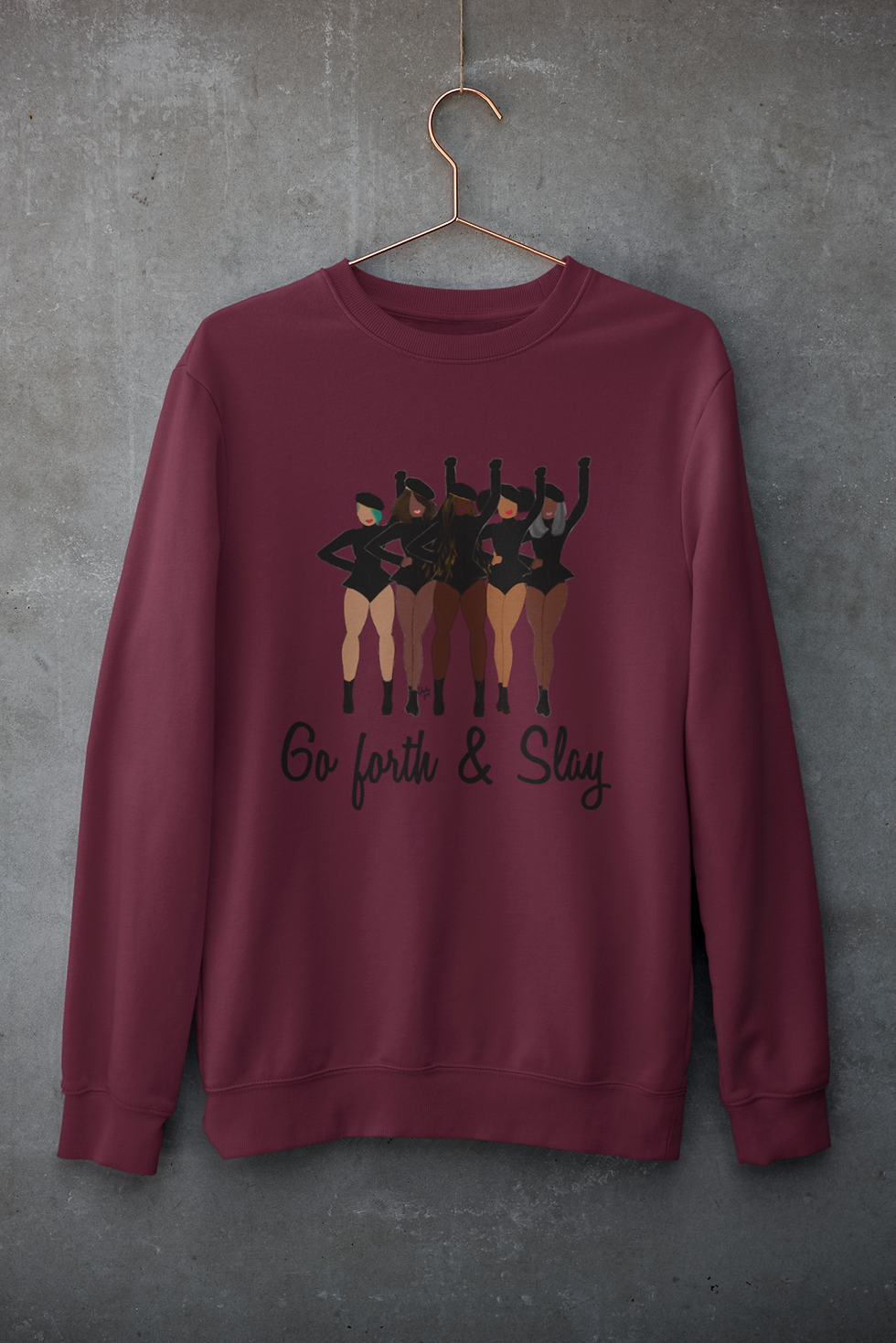 Thumbnail: Go forth and slay! Sweatshirt | casual formation unisex jumper