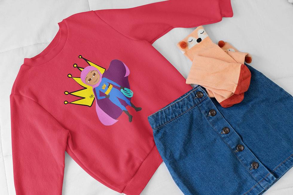 Thumbnail: Amira - Girl Hero -  Sweatshirts | Young Royals |