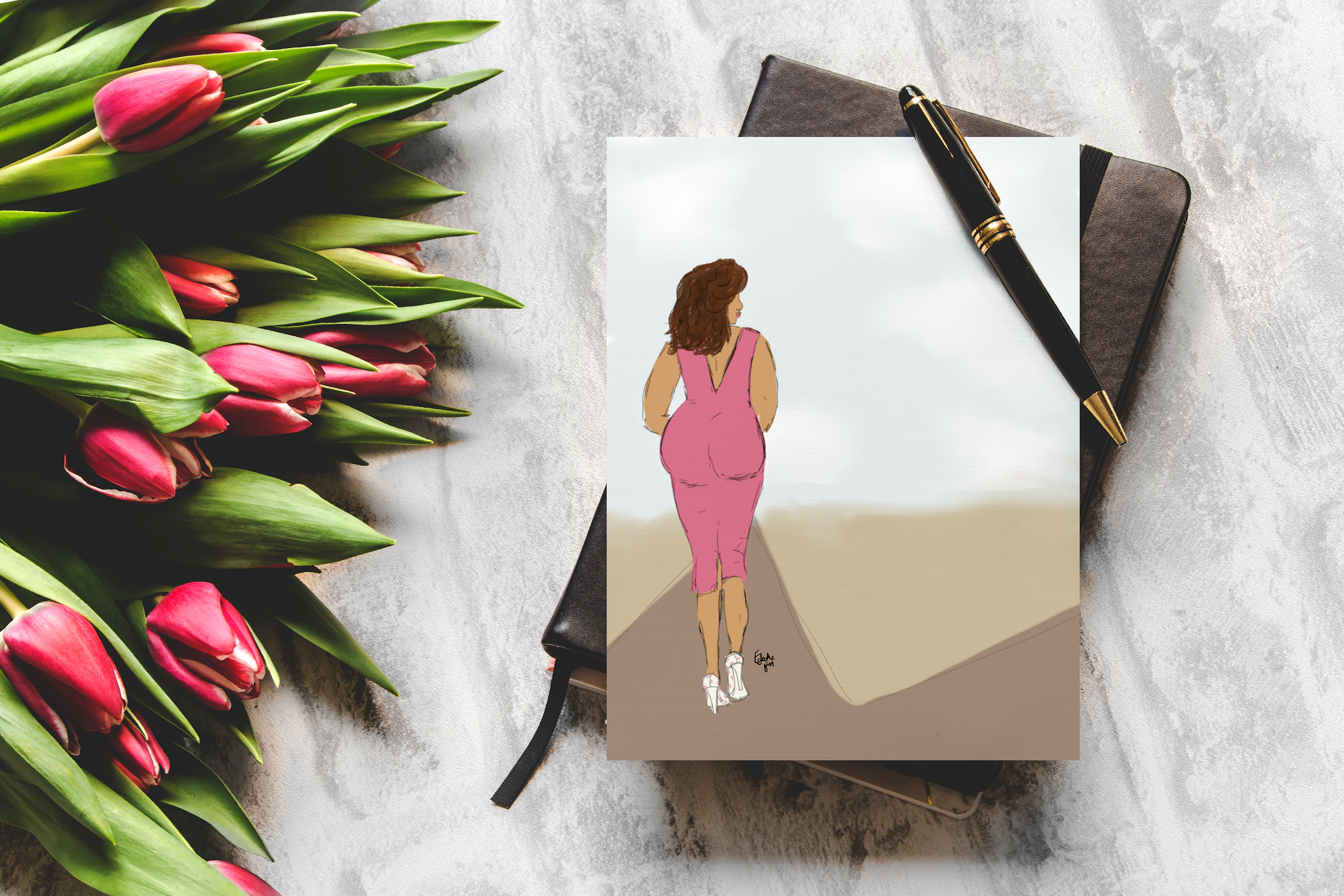 Choose a path | Greetings card