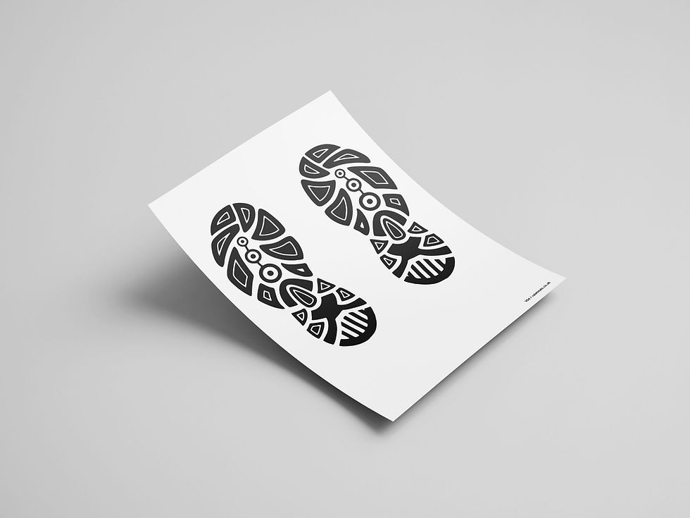 Paper Floor Mats Disposable Floor Car Mats Valeting V04 Thank You Design x200